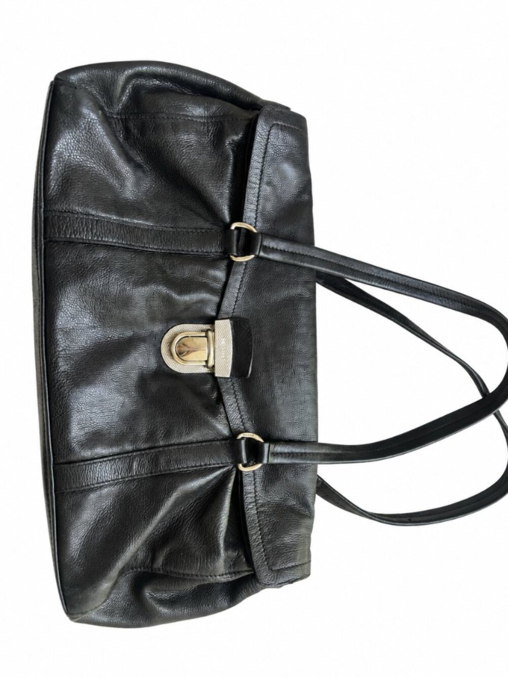 Vintage Prada Bufalo Easy Leather Satchel y2k